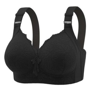 Non-Magnetic Push Up Bra (Black)