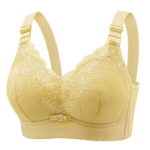High Quality Non-Magnetic Push Up Bra (Apricot)